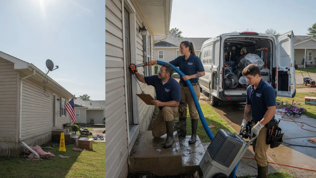 Ceiling Water Damage Restoration in Fittstown, OK near me
